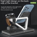 Five-in-one Multifunctional Magnetic Wireless Charger Night Light - Charge and Light Up Your Life with This Wireless