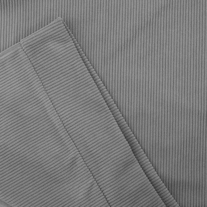 Mens Corduroy Léine Long Sleeve Long Cnaipe Ócáideach Suas Barr Polyester Plus Méid