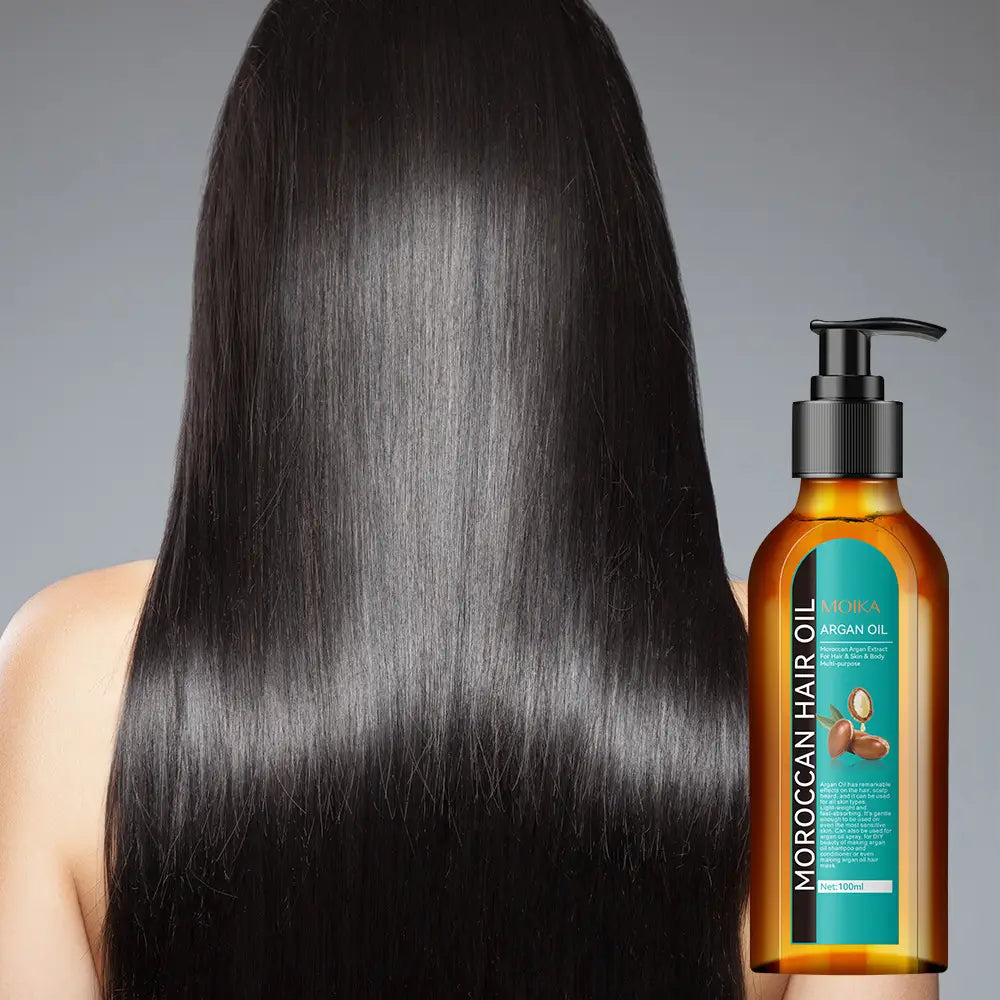 Moikka Argan Oil Hair Care with Moroccanoil for Styling and Nourishment