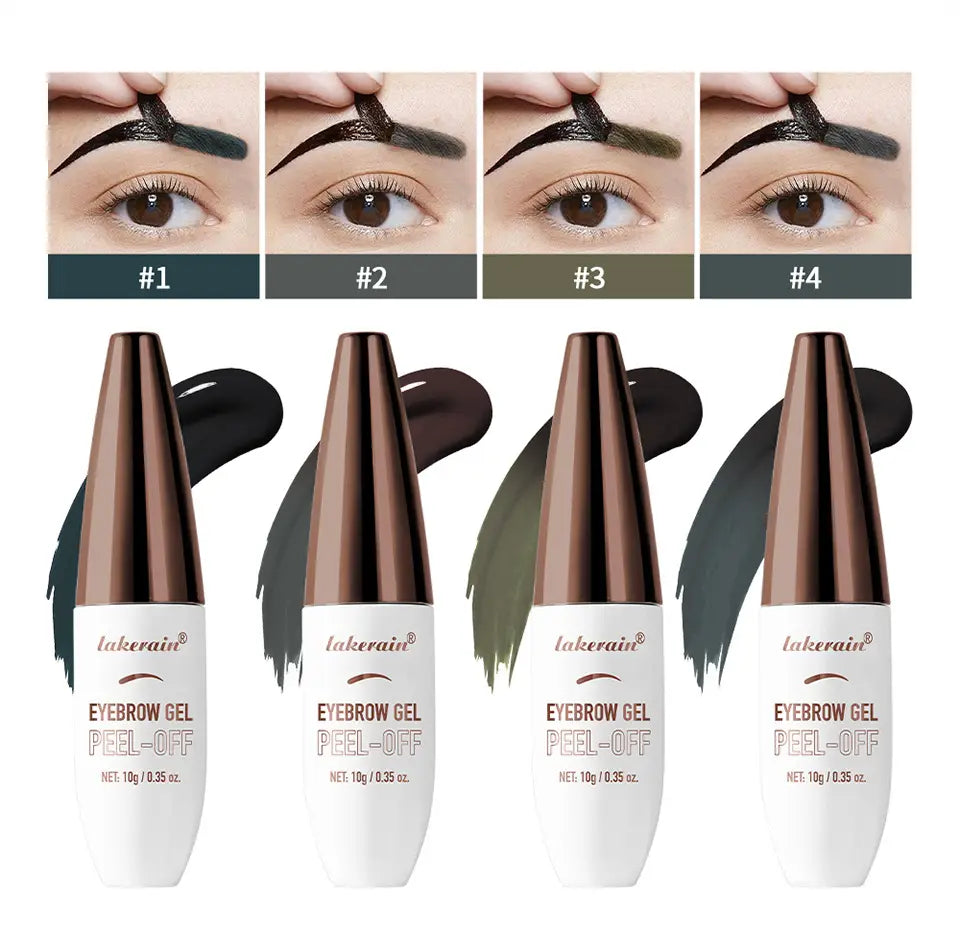 Waterproof Pull Eyebrow Gel Brown and Black Tear Resistant Brow