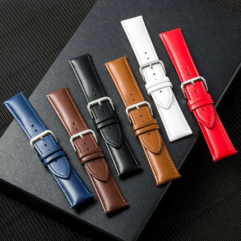 Strap Plain Bamboo Groove Leather