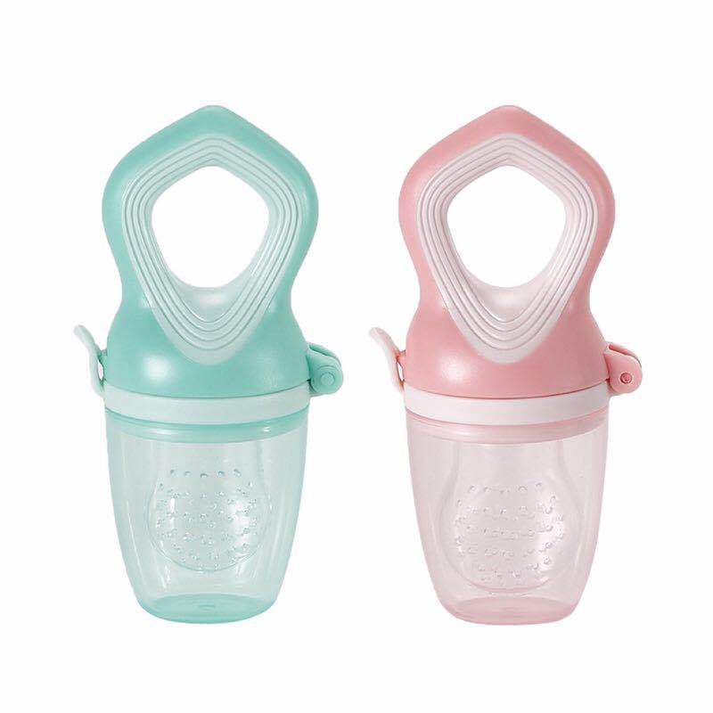 Baby Fruits And Vegetables Newborn Food Supplement Feeders Silicone Molar Rod Fruit Vegetable Fresh Food Feeder - Light