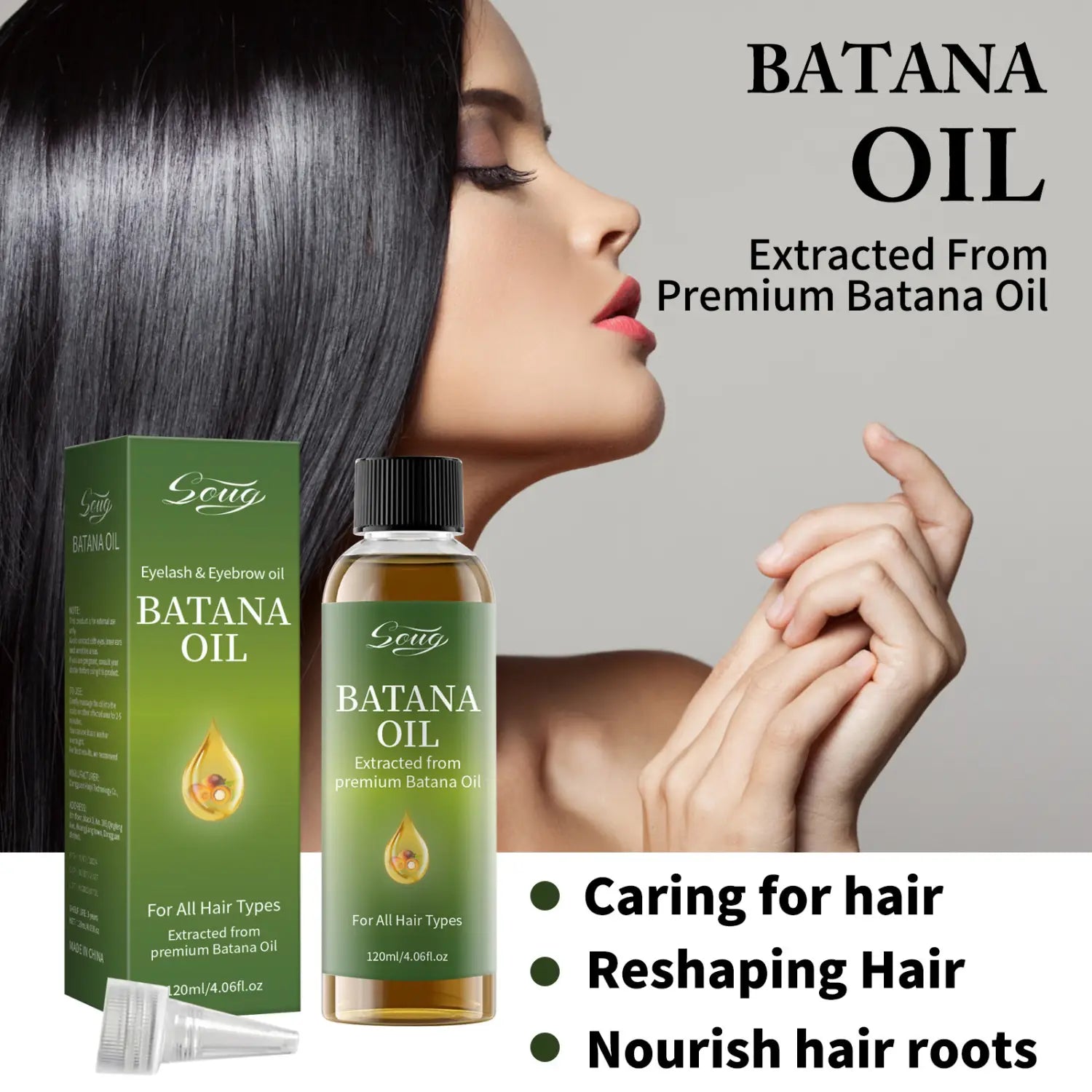 Batana Dense Hair Fixing Oil for Scalp Control and Damage Repair 120ml