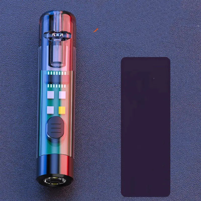 Strong Light Portable LED Outdoor Flashlight with Keychain and Rechargeable Battery