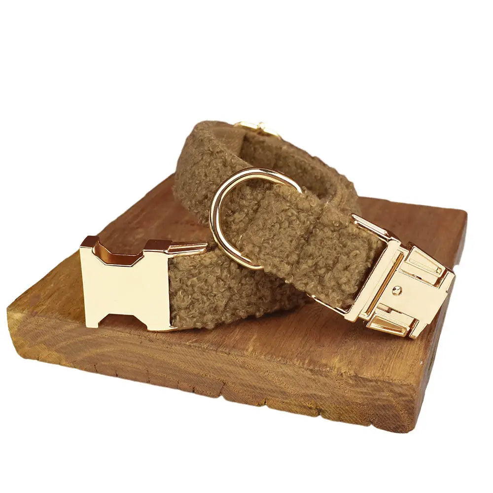 Collar de perro y correa con chaleco de arco de banda circular para mascotas