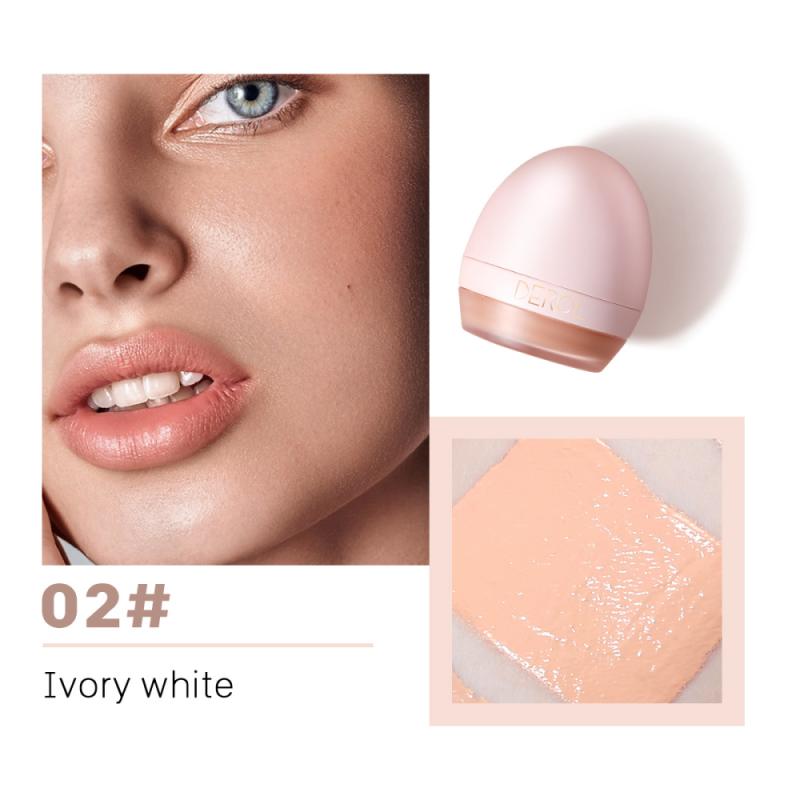 4colors Lightweight Foundation Concealer Cream With Makeup Sponge Brightening Moisturizing Liquid Foundation BBCream