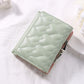 Short Chic Embroidery Thread Small Wallet Female Fresh - Short Chic Wallet for Stylish Coin Connoisseurs