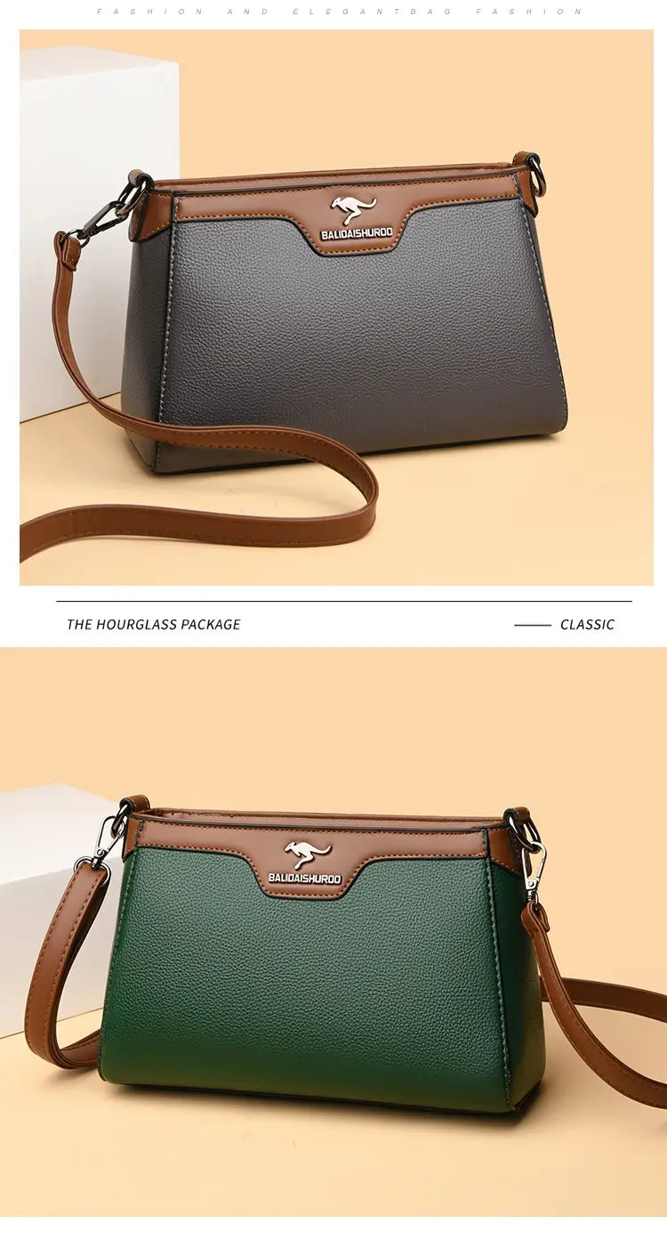 Organisateur de valise de voyage en cuir PU avec plusieurs poches à fermeture éclair