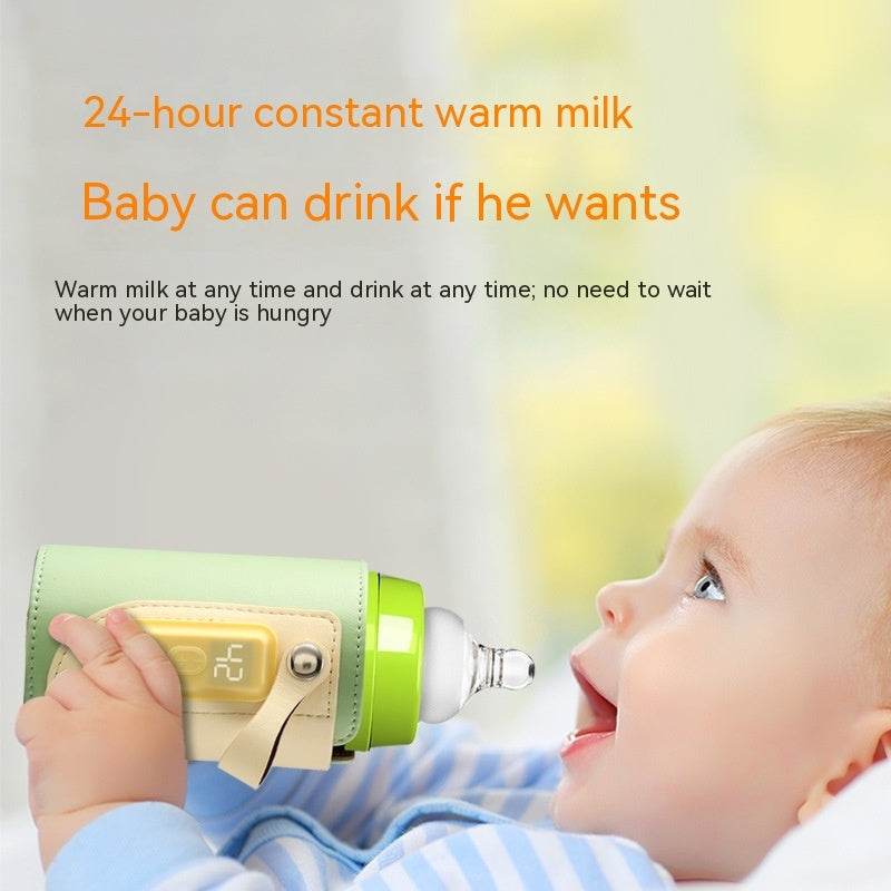 Constant Temperature Baby Heating Insulating Milk Bottle Night Out Portable Heat-holding Bottle Cover - Keep Milk Warm