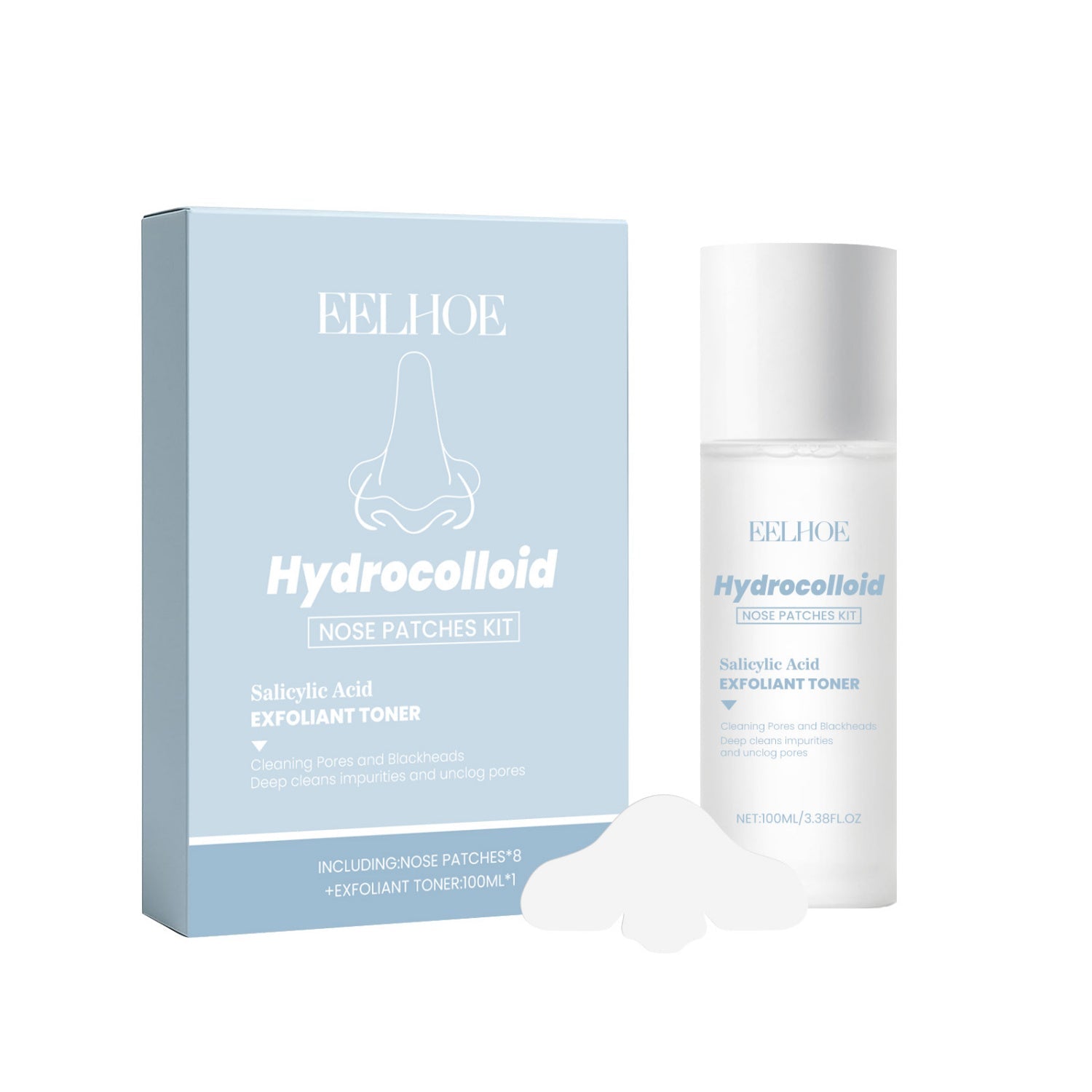 EELHOE Nasal Patch and Exfoliating Toner for Deep Cleansing Care - nasal patch exfoliating toner
