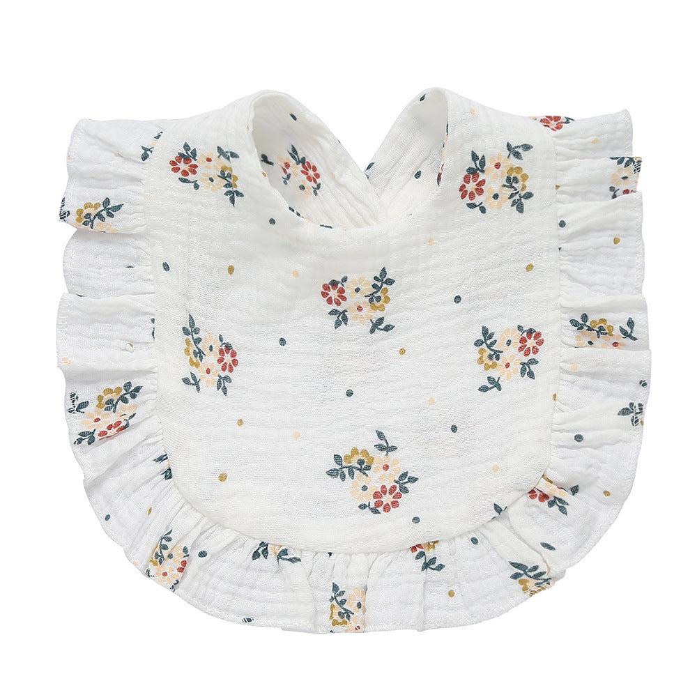 Baby Cotton Printed Gauze Bib - Gauze Bibs That Can Handle Baby’s Messy Adventures