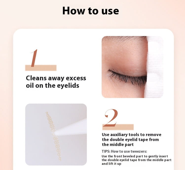 Double Eyelid Stickers Set with Crescent and Olive Shapes for Natural Look