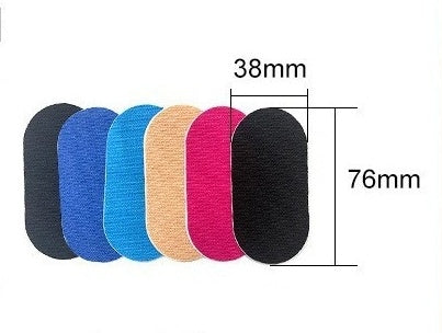 Elastic Sleeping Tape Paster with Breathable Fabric 30 Pieces in Various Colors - paster sleeping tape elastic fabric