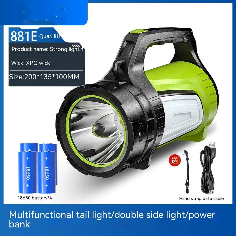 Electric 2nd Level Battery Display for Outdoor Strong Light LED Flashlight - flashlight outdoor strong patrol emergency