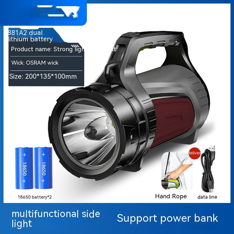 Electric 2nd Level Battery Display for Outdoor Strong Light LED Flashlight - flashlight outdoor strong patrol emergency