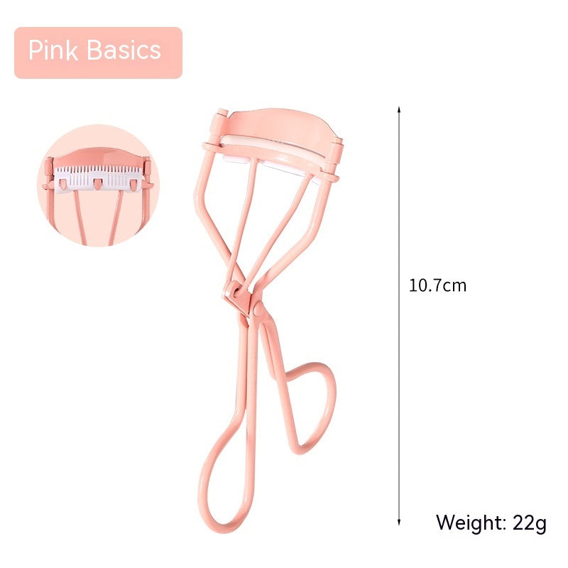 Electric and Pink Curling Eyelash Curler with Comb for Natural - curling eyelash curler natural comb girls