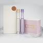 Purple and Silver Electric Beauty Instrument for Face Microneedle Pen Household Water Light - Transform Your Skin