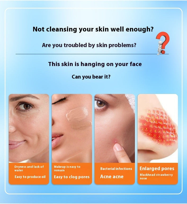 Electric Blackhead Removing Facial Pores Cleaner with Ultrasonic Vibration - electric blackhead removing facial pores