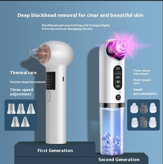 Electric Blackhead Removing Facial Pores Cleaner with Ultrasonic Vibration - electric blackhead removing facial pores