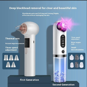 Electric Blackhead Removing Facial Pores Cleaner with Ultrasonic Vibration - electric blackhead removing facial pores
