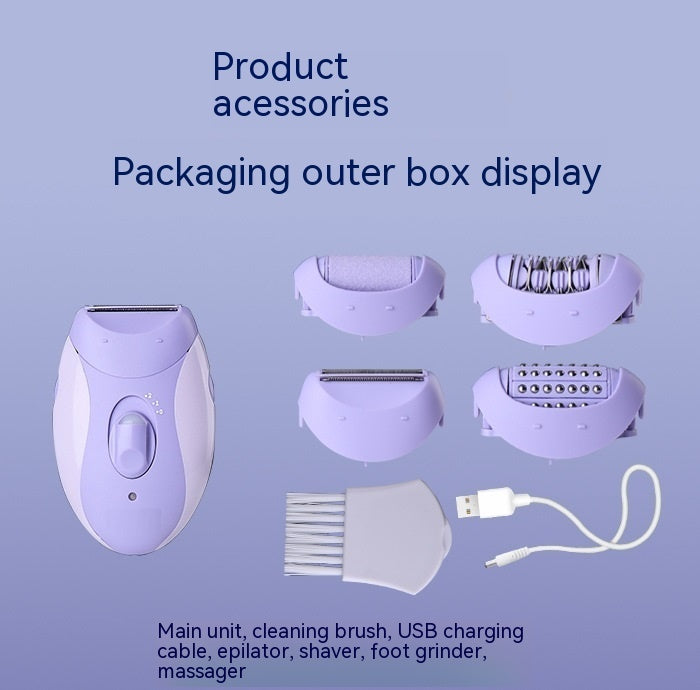 Electric Cleaning Brush for Body Shaving and Foot Grinding Suit - Teleplus foot grinding suit body shaving