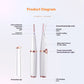 Electric Eyelash Curler with Temperature Control Clip and Portable Design - electric eyelash curler temperature control