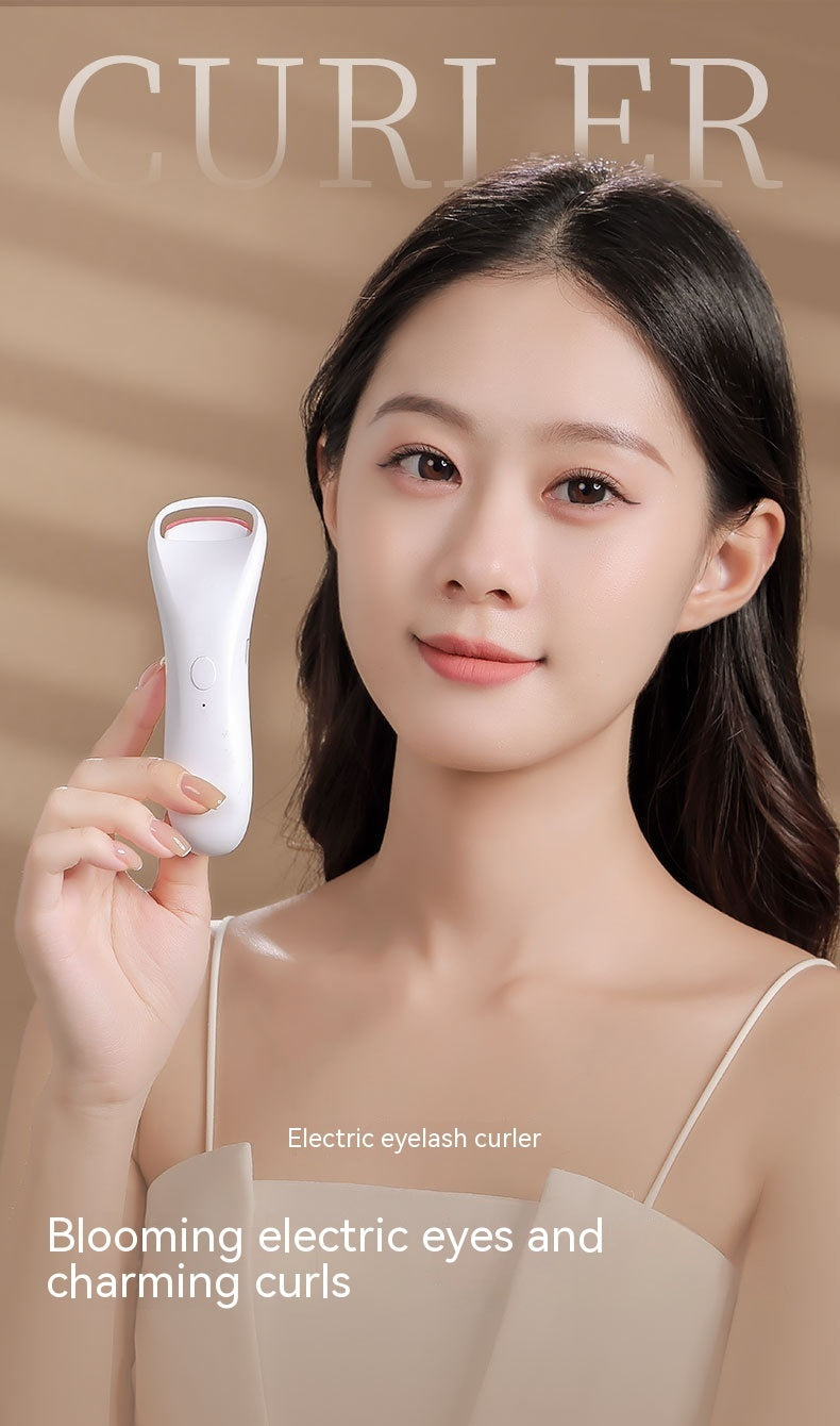 Electric Eyelash Curler with Temperature Control for Long-lasting Curling - electric eyelash curler temperature control