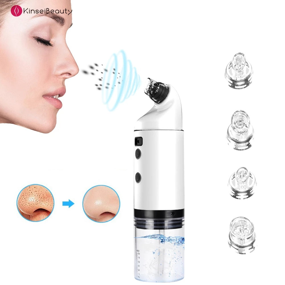 Electric Facial Cleaning Vacuum Cleaner Blackhead Ance Remover Shrink Pores Hydrating Face Skin Care Peeling Device