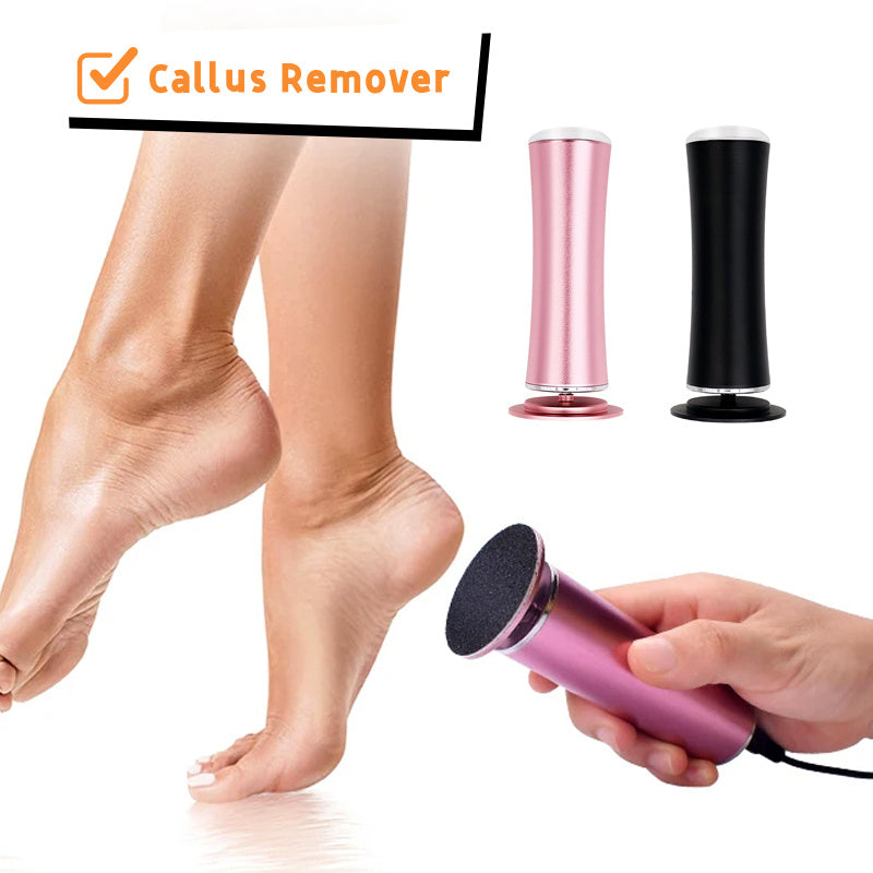 Electric Foot Callus Remover with Rotating Disk for Dead Skin Pedicure - Zap Away electric foot callus remover dead