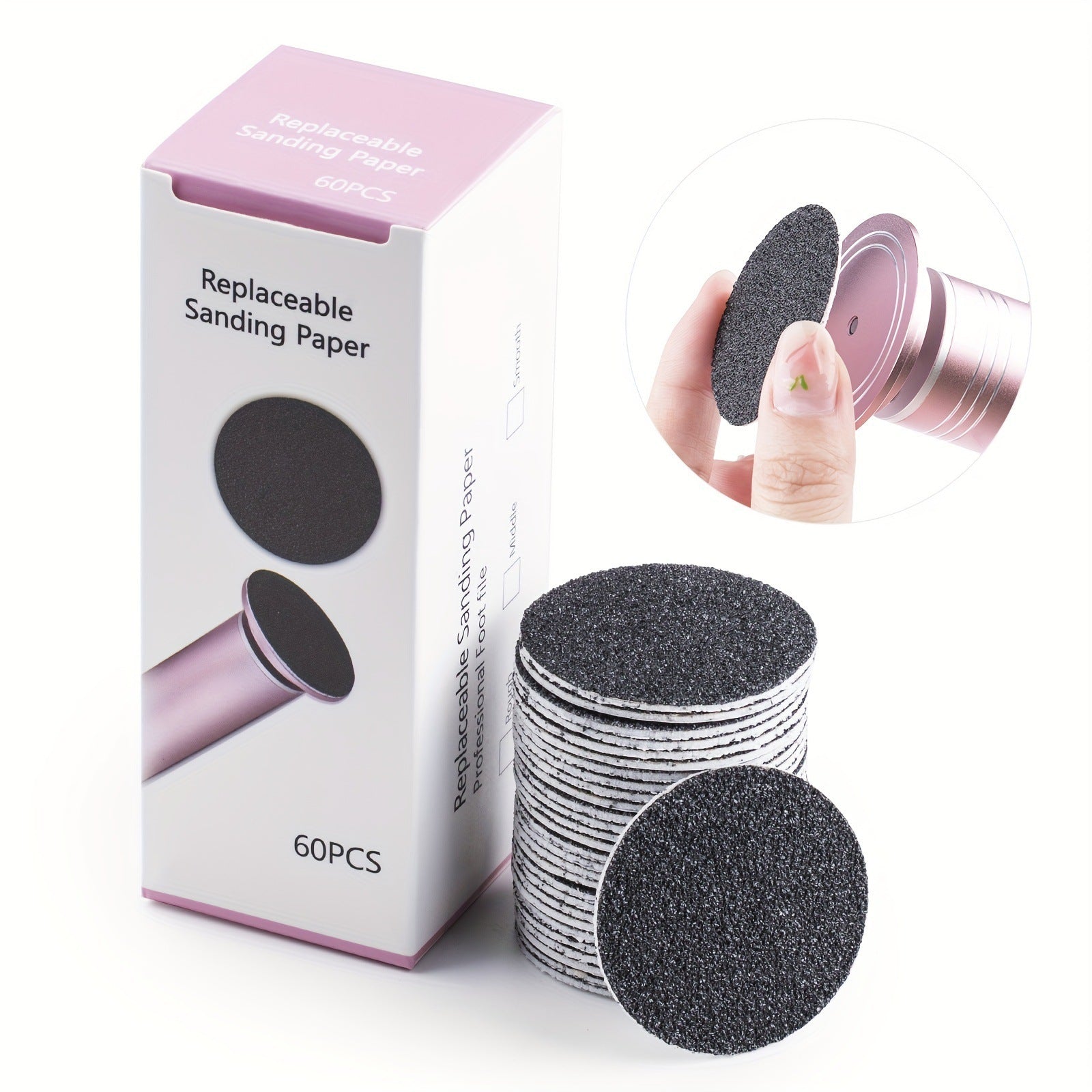 Electric Foot Grinder with Volcanic Rock Material Grinding Discs Assortment - Transform Your Feet Magic electric foot