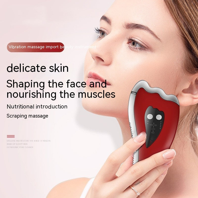 Electric Gua Sha Massager with Heating and USB Charging for Spa Skin Care - a Radiantly Funny Face electric gua sha