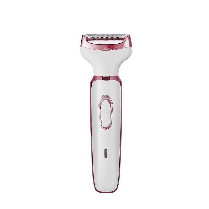 Electric Hair Removal Shaver with Washable Blade and Protective Cover - hair removal protective cover