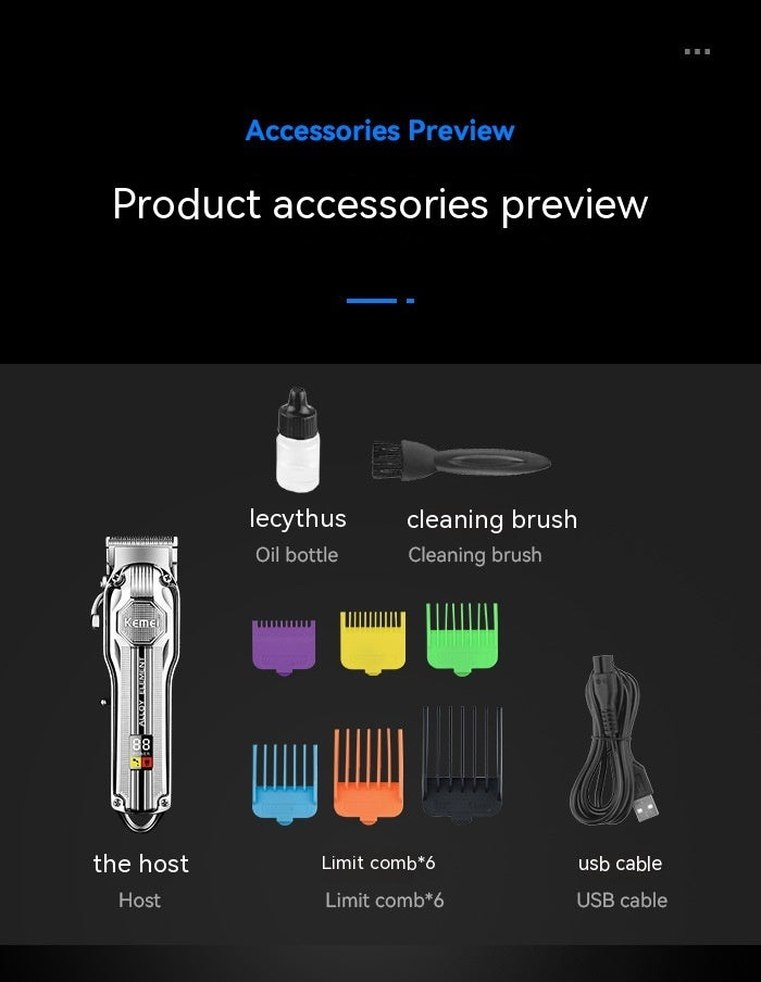 Electric Hair Scissors with 517USB Charging Power Dual-Purpose Pack - Teleplus electric hair scissors 517usb charging