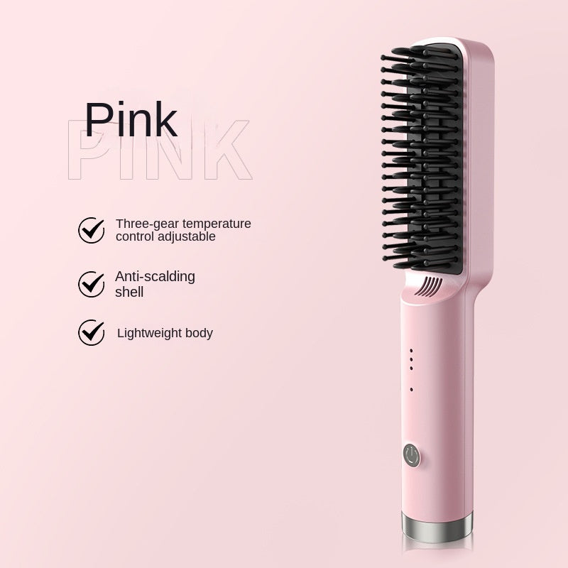 Electric Hot Comb for Straight Curly Hair with European and American Standards - Teleplus electric hot comb straight