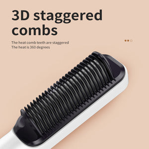 Electric Hot Comb Multifunctional Hair Straightener for Styling - Teleplus electric hot comb multifunctional hair