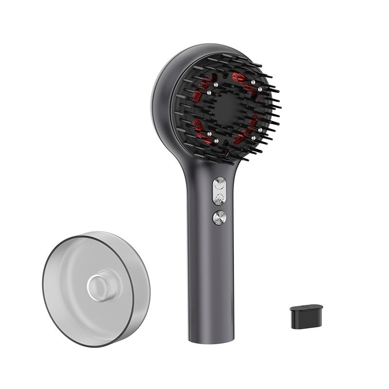 Electric Massage Comb with EMS Vibration Red Light and Scalp Care Atomization - for scalp care atomization electric