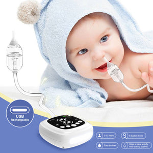 Electric Nasal Aspirator Catheter Type for Effective Relief - Bye Boogers with Fun electric nasal aspirator