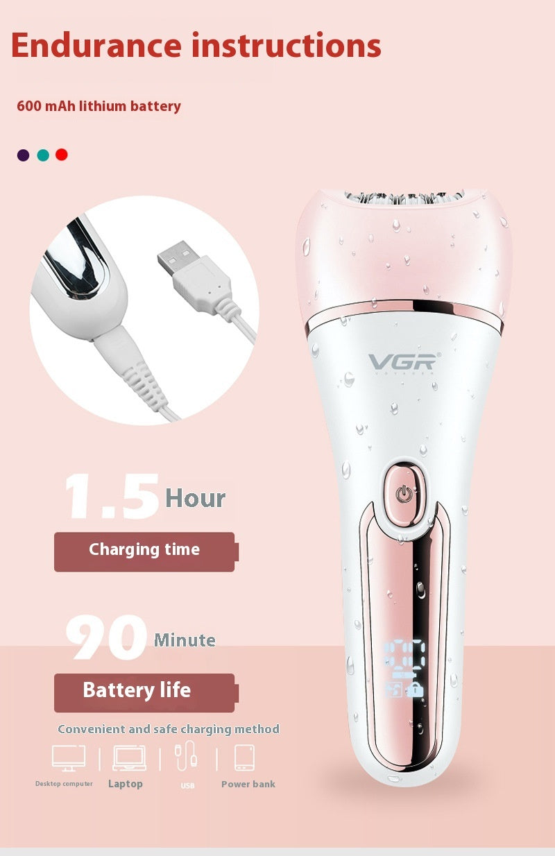 Electric Plucking Hair Removal Device V-733 Compatible for Whole Body - Teleplus electric plucking hair removal device