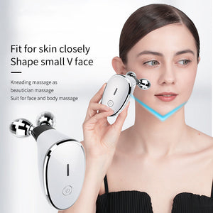 Electric Rollers Inductive Therapeutical Instrument EMS Facial Massager - Roll Your Way to Radiance with Electric