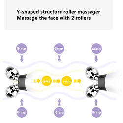 Electric Rollers Inductive Therapeutical Instrument EMS Facial Massager - Roll Your Way to Radiance with Electric