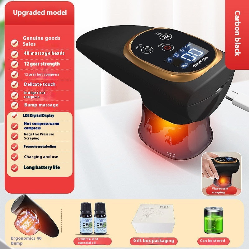 Electric Scraping EMS Micro Current Vacuum Therapy Suit with Variable Speed - Teleplus electric scraping ems micro