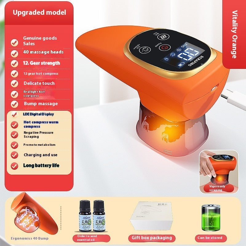 Electric Scraping EMS Micro Current Vacuum Therapy Suit with Variable Speed - Teleplus electric scraping ems micro