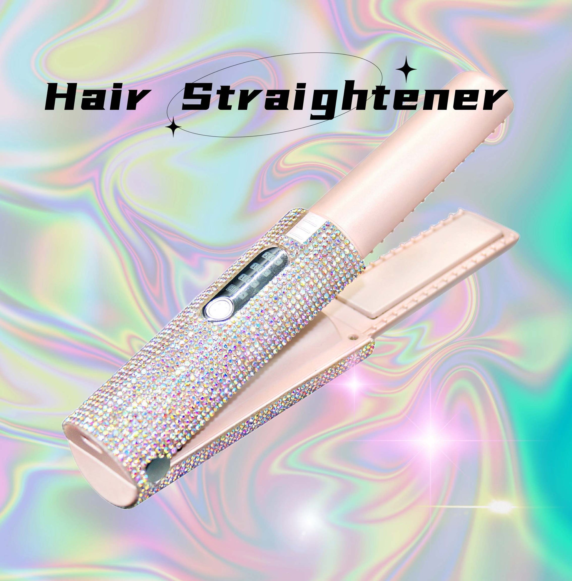 Electric USB Hair Straightening Brush Dual-Use 16MM-20MM Diameter - electric usb hair straightening brush straightener