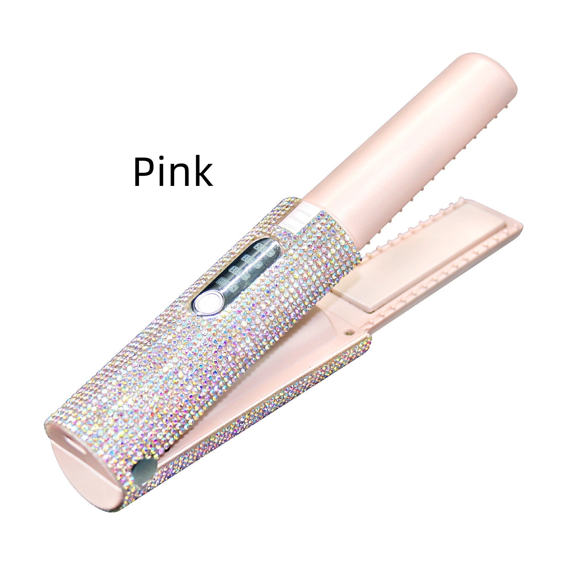 Electric USB Hair Straightening Brush Dual-Use 16MM-20MM Diameter - electric usb hair straightening brush straightener