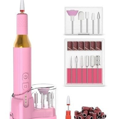 Electric USB Portable Nail Polishing and Manicure Device with Ceramic Head - electric usb portable nail piercing device