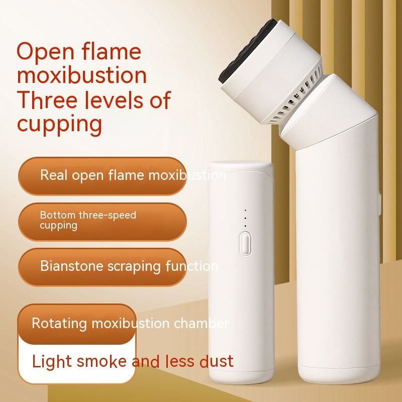 Electric Vacuum Cupping Device for Household Use with Moxibustion and Oils - Suck Away Stress Our electric vacuum