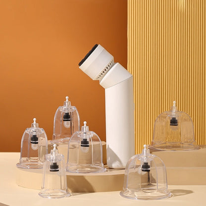 Electric Vacuum Cupping Device for Household Use with Moxibustion and Oils - Suck Away Stress Our electric vacuum