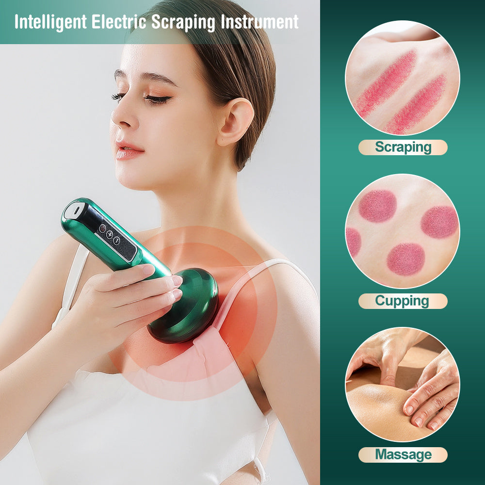 Electric Vacuum Cupping Massager for Body Relief and Muscle Care - Suction Away Cellulite with electric vacuum cupping