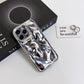 Electroplated Meteorite Pattern Phone Case Compatible with iPhone Models - for Cosmic Clumsiness electroplated