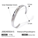 Electroplated Stainless Steel Bracelet in 18k Gold Finish - Teleplus gold stainless steel bracelet